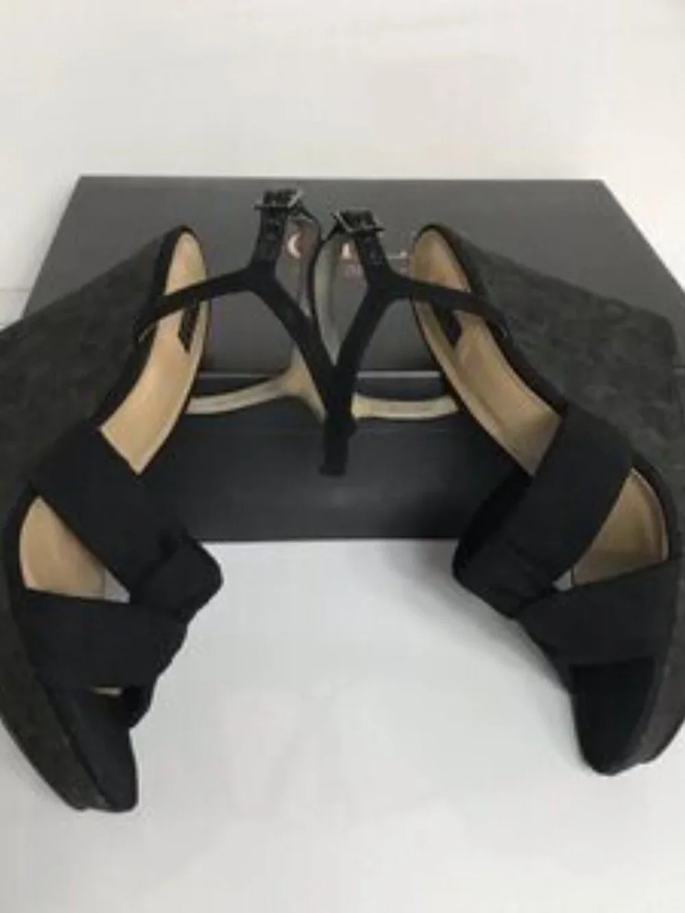 Gili Knotted Kahlie Front Wedge Ankle Strap